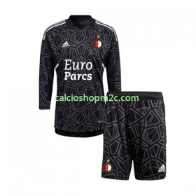Feyenoord Rotterdam Portiere Bambino Maglia Quarta 2022/2023 Manica Lunga (+ Pantaloncini)